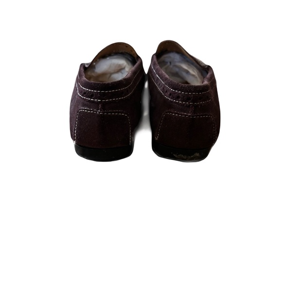 TODS’S Burgundy Suede Gommino Loafers - Ladies Sz 38 - Picture 5 of 8